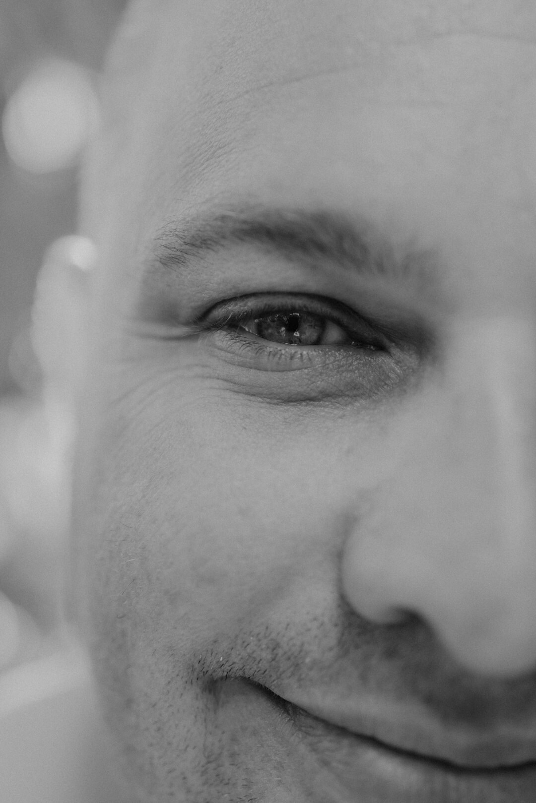 Portrait of a man in his forties smiling
